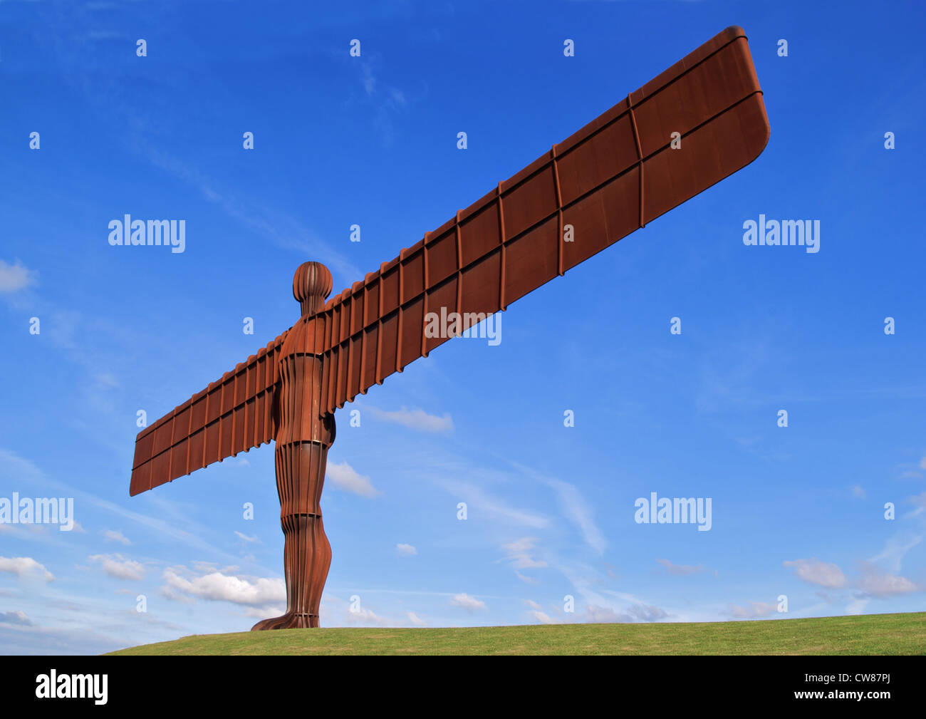 Angel of the North statue in Gateshead, North East England Stock Photo