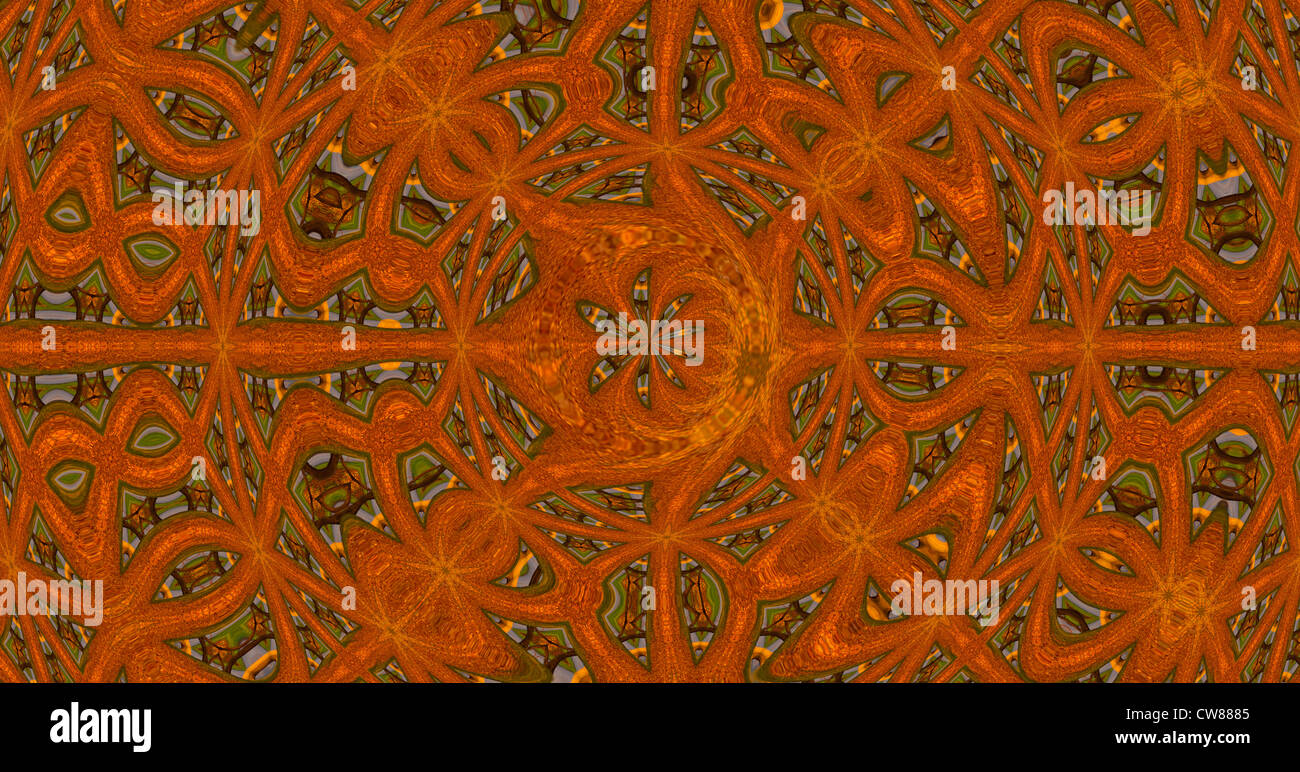Fractal art, photo-based illustration, labyrinth Stock Photo - Alamy