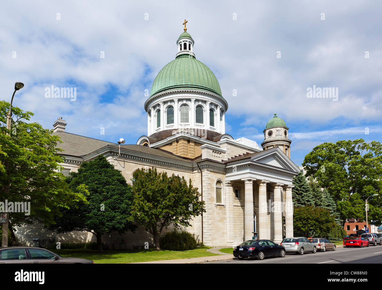 St George's Cathedral, Johnson Street, Ontario Street, Kingston, Ontario, Canada Stock Photo
