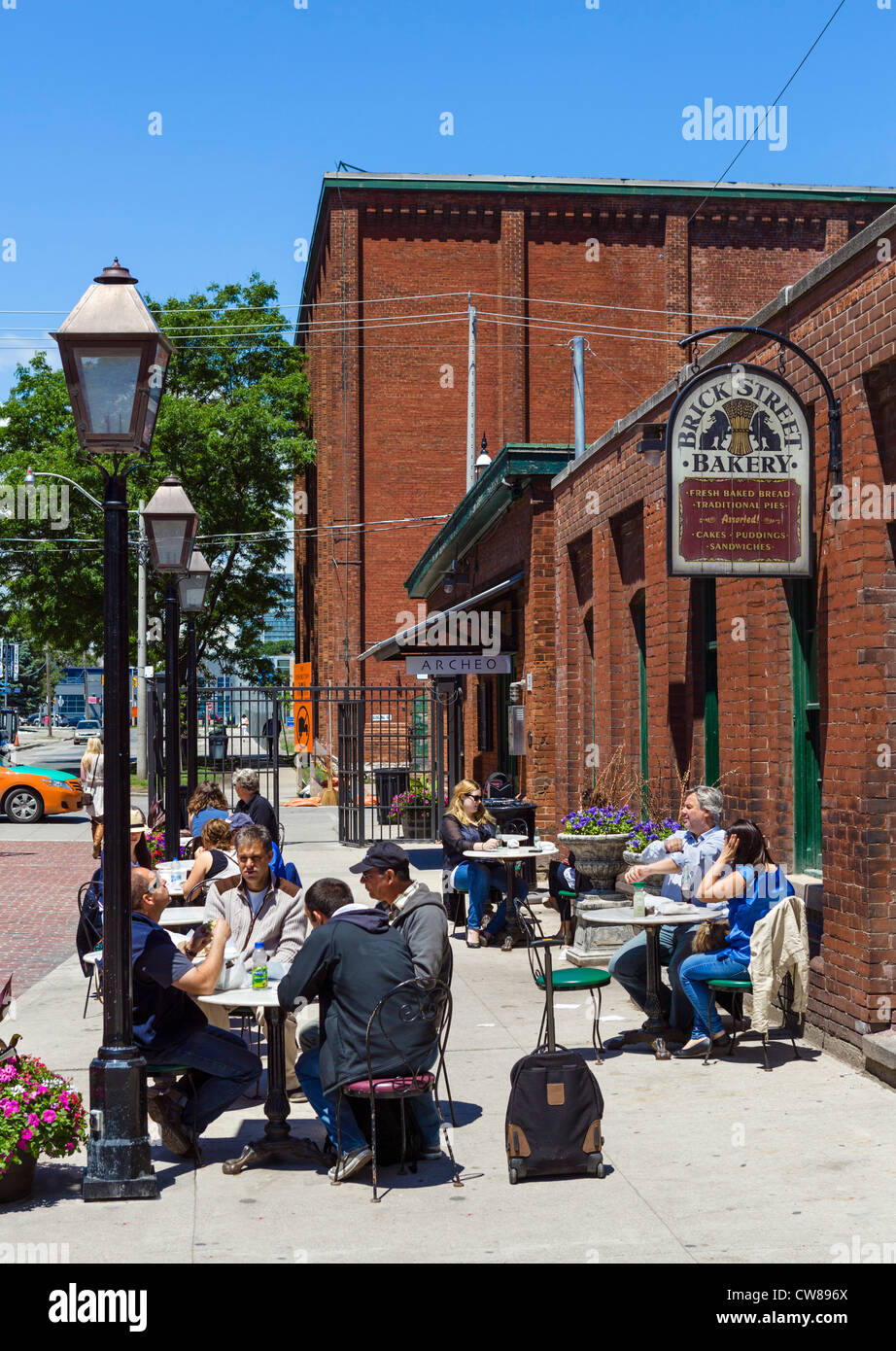 The Brick Street Bakery cafe in the Distillery District, Toronto, Ontario, Canada Stock Photo