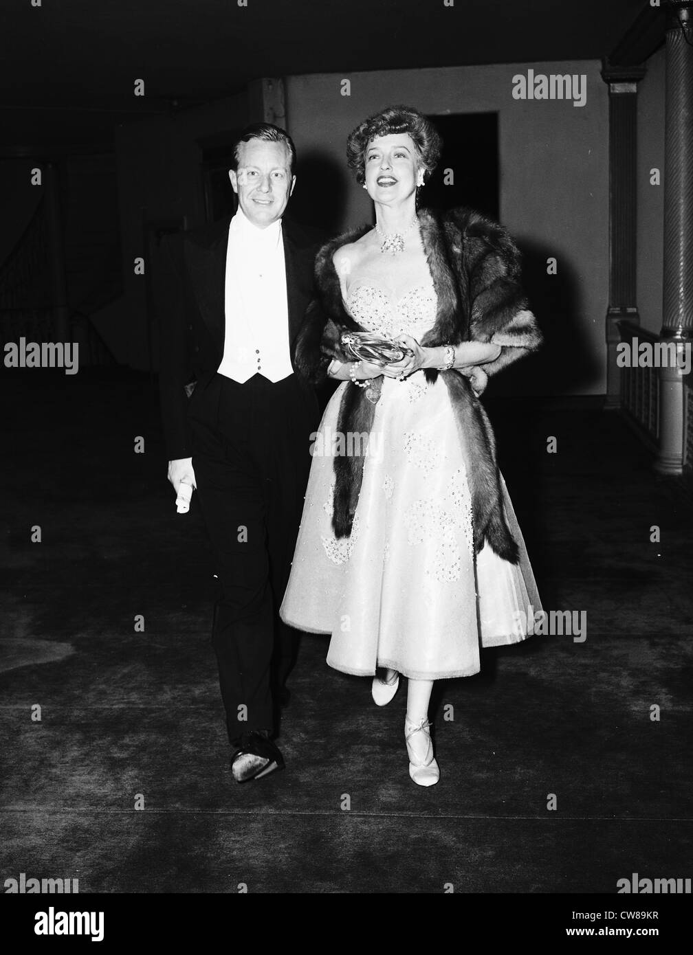 Singer and actress Jeanette MacDonald poses with her husband actor Gene ...