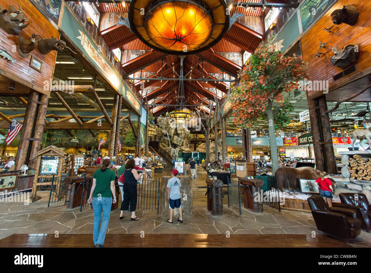 Inside view at Bass Pro Shop store in Harrisburg, Pennsylvania Stock Photo  - Alamy