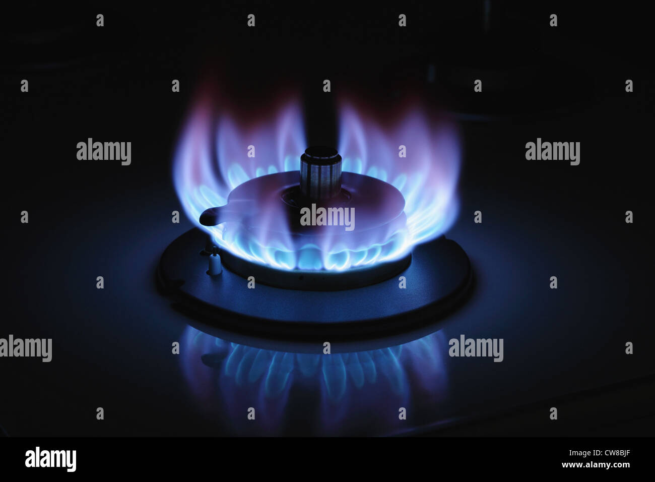 Gas Flame, Close Up Stock Photo Alamy