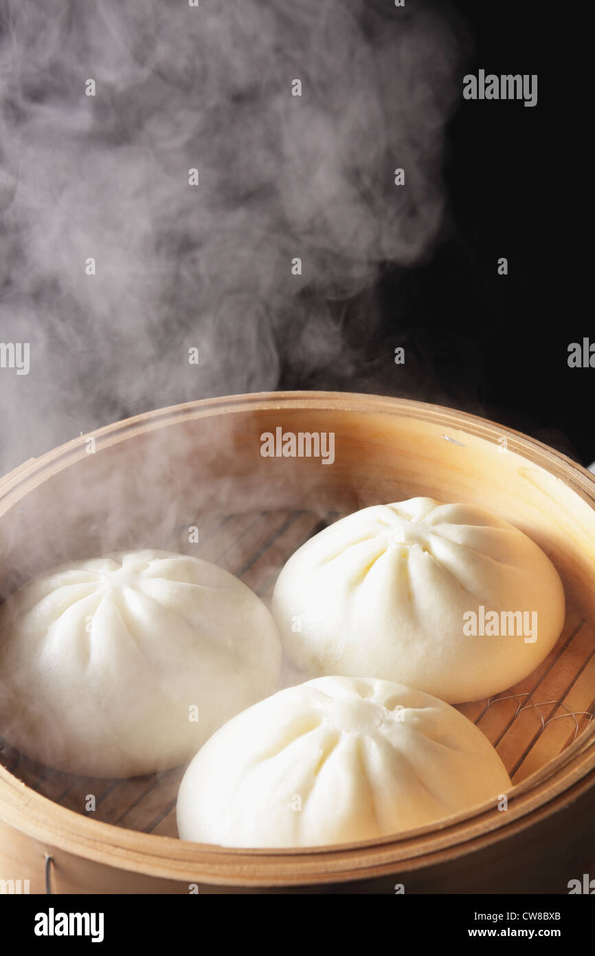 Steamed Dumpling Stock Photo