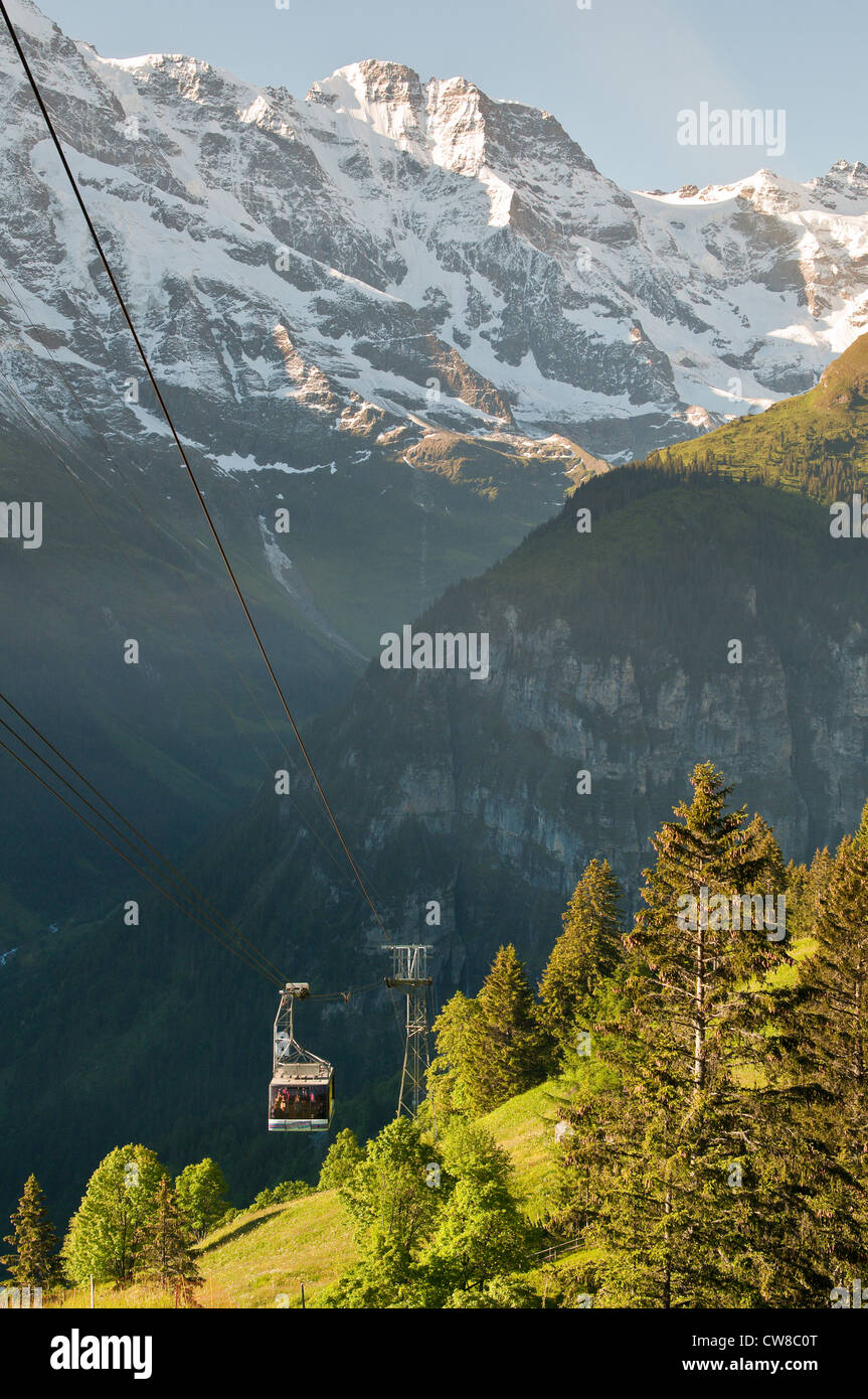 Murren lauterbrunnen cable hires stock photography and images Alamy