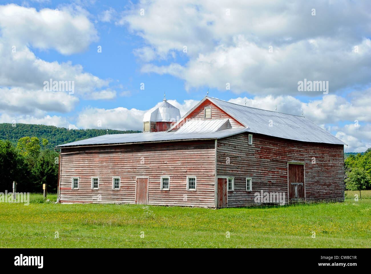 Farm in Upstate New York. Stock Photo