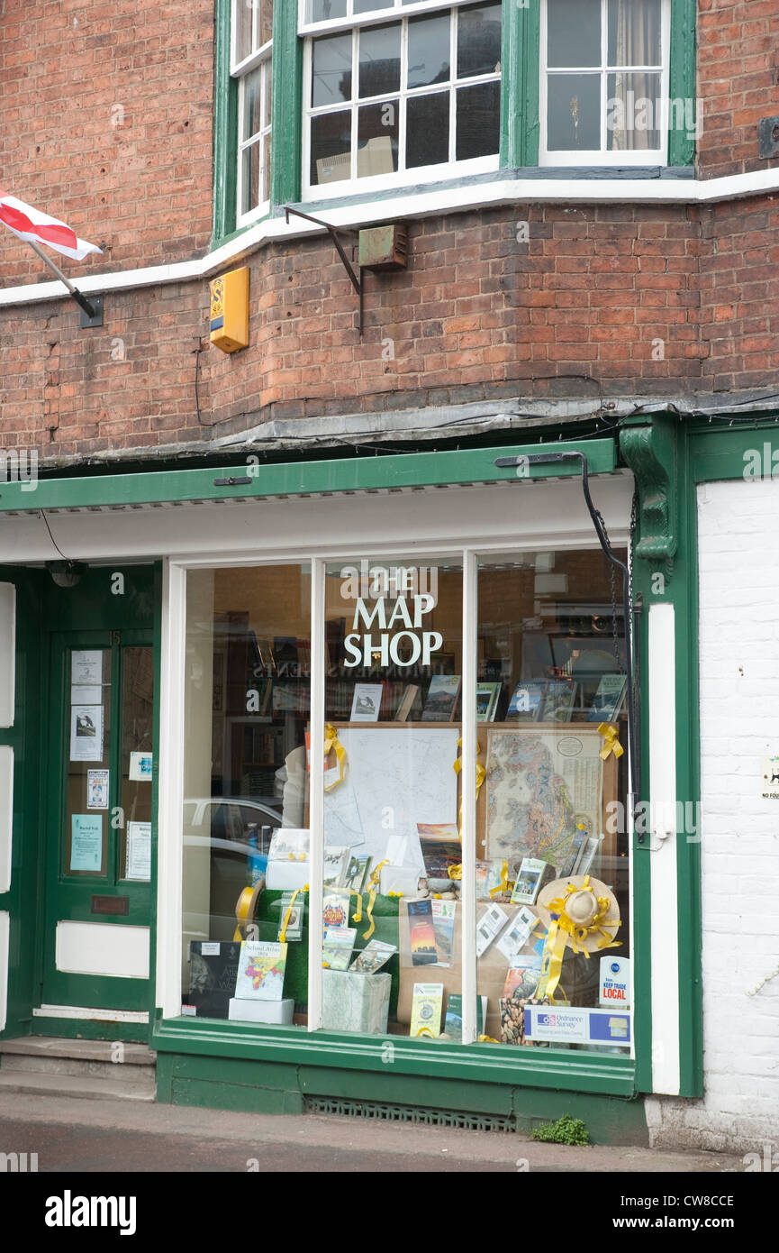 The Map Shop at Upton upon Severn Stock Photo Alamy