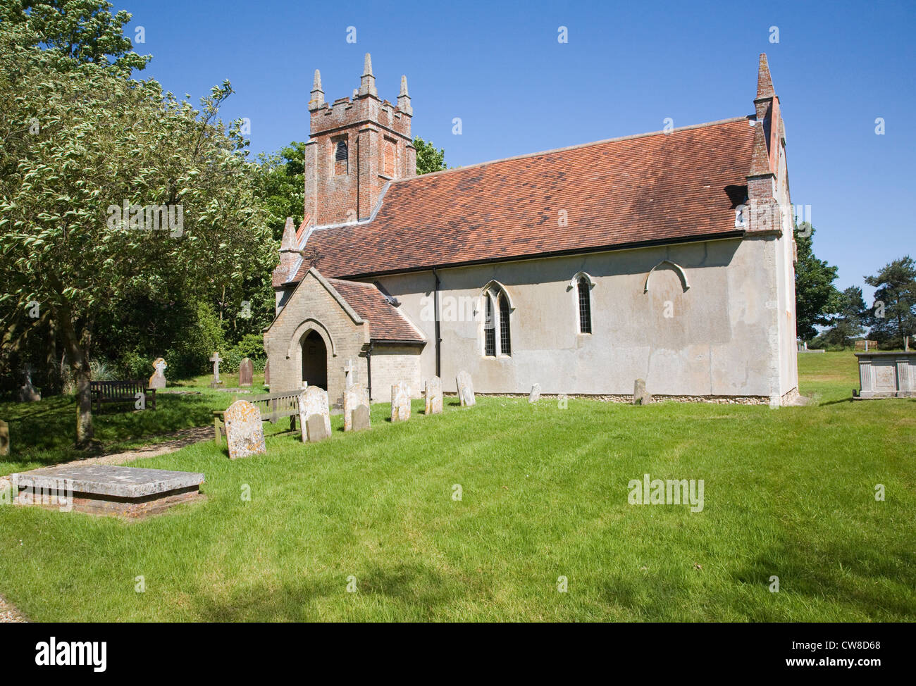 St John the Baptist parish church, Brightwell, Suffolk, England Stock Photo