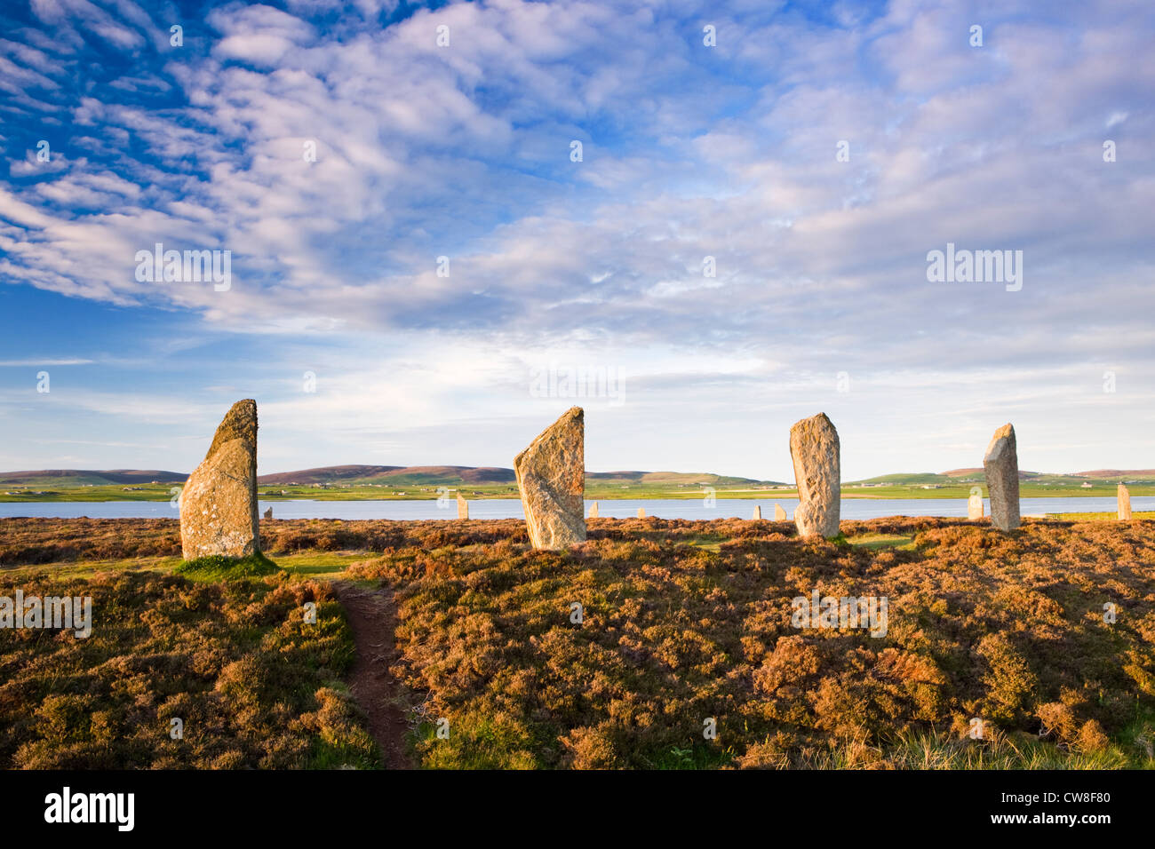 Ring of Brodgar, Orkney, Scotland, UK. Stock Photo