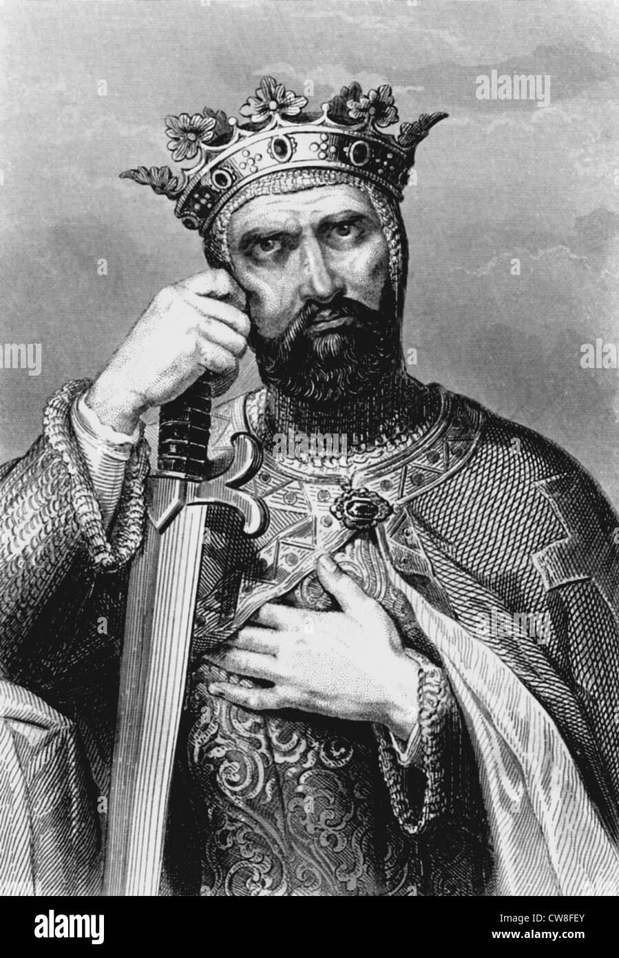 Godfrey of bouillon Black and White Stock Photos & Images Alamy