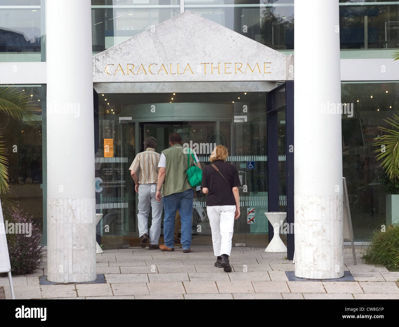 Baden-Baden, the entrance to the Caracalla Spa Stock Photo