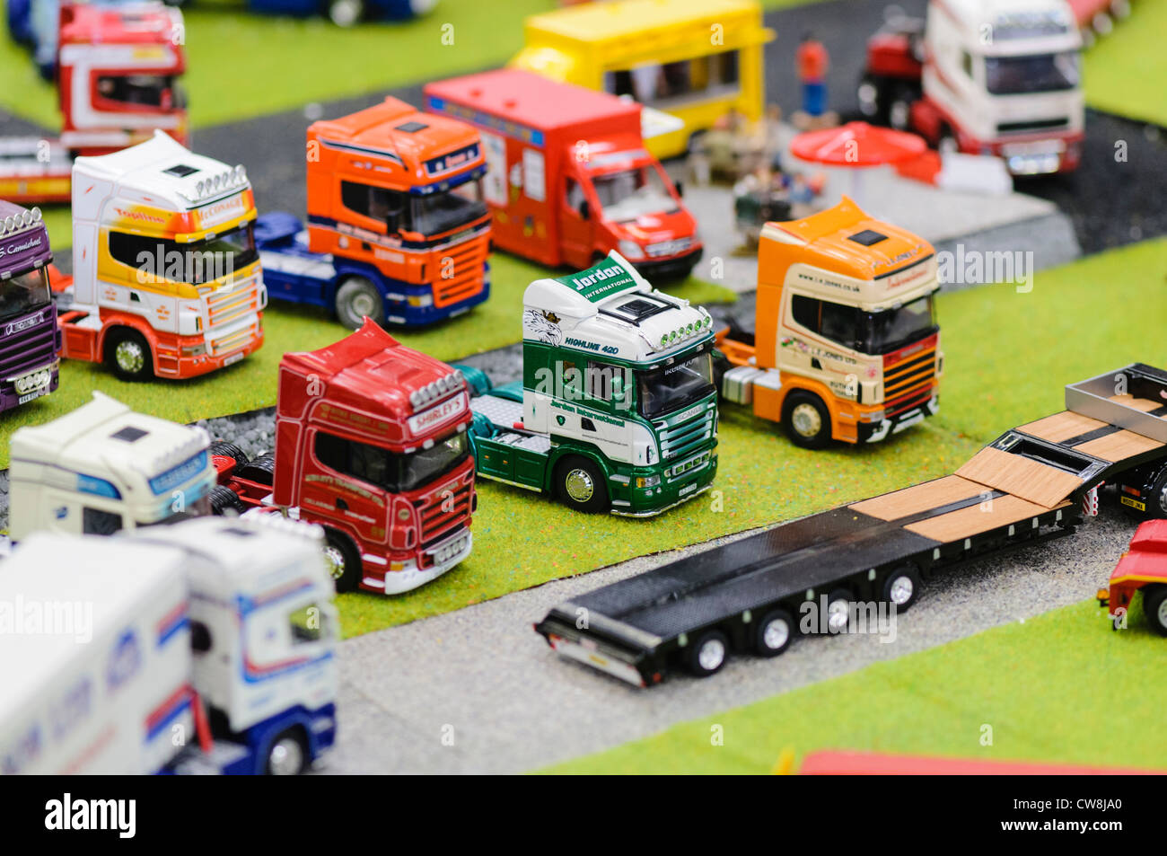 Toy truck parked hires stock photography and images Alamy
