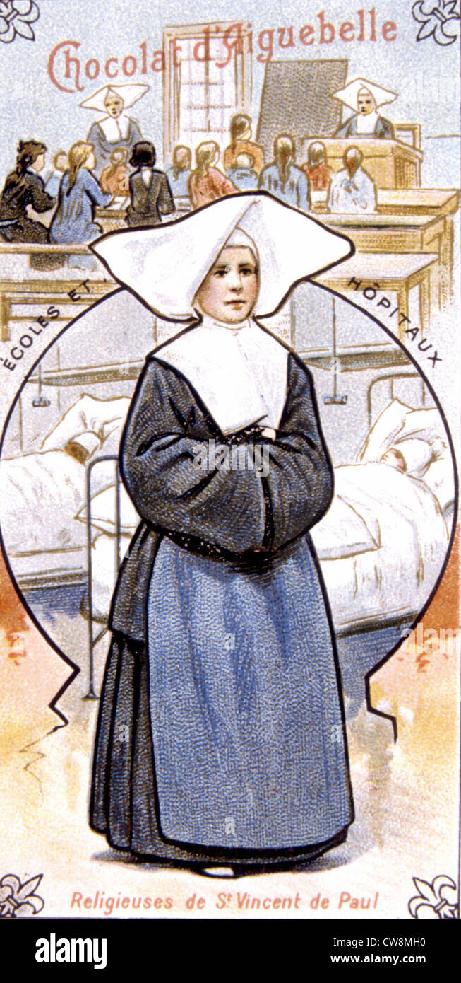 Sisters of SaintVincentdePaul, advertisement Stock Photo Alamy