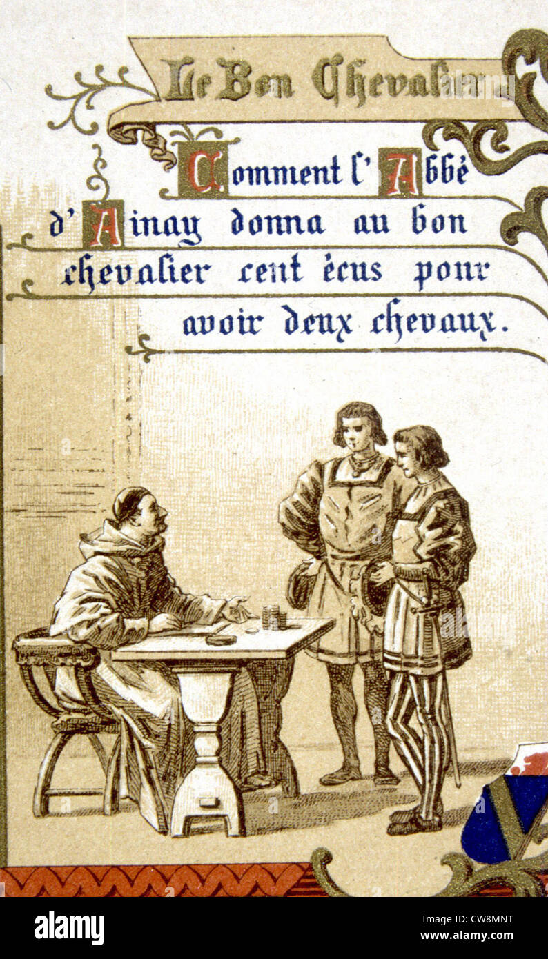 The life of Bayard, advertisement Stock Photo Alamy