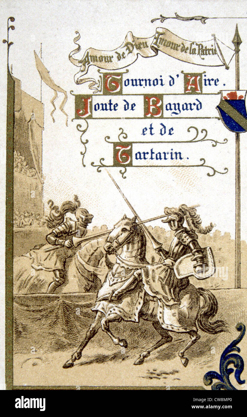 The life of Bayard, advertisement Stock Photo Alamy