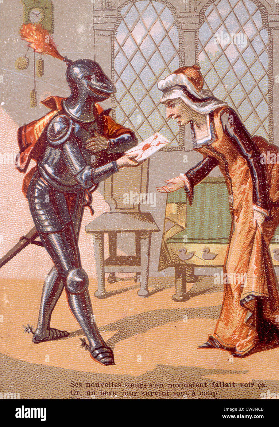 Charles Perrault's tales, Cinderella illustrations Stock Photo Alamy