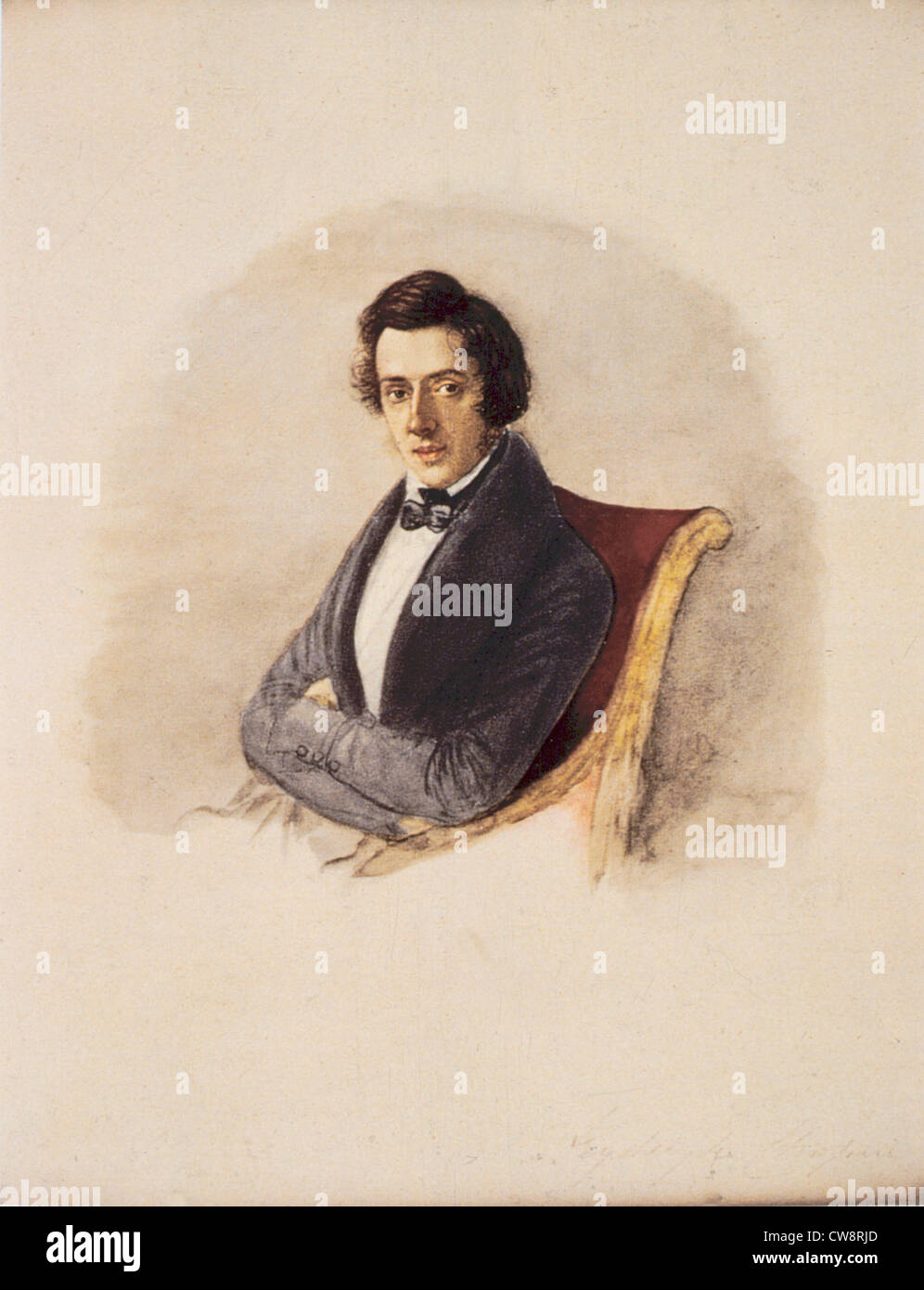 Frederick Chopin, by Maria WODZINSKA Stock Photo