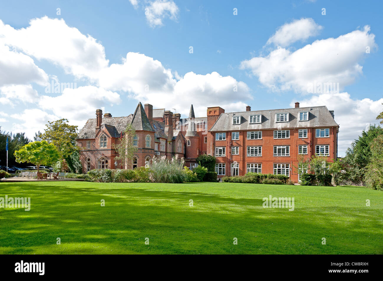 Part Victorian and part modern Country house hotel building in Canterbury, Kent, UK Stock Photo