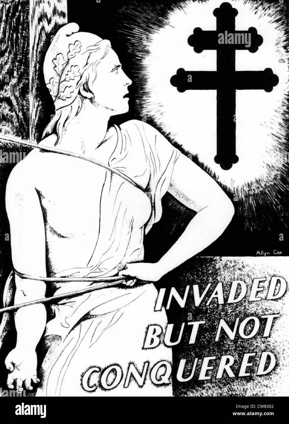 Allyn Cox American poster Stock Photo Alamy