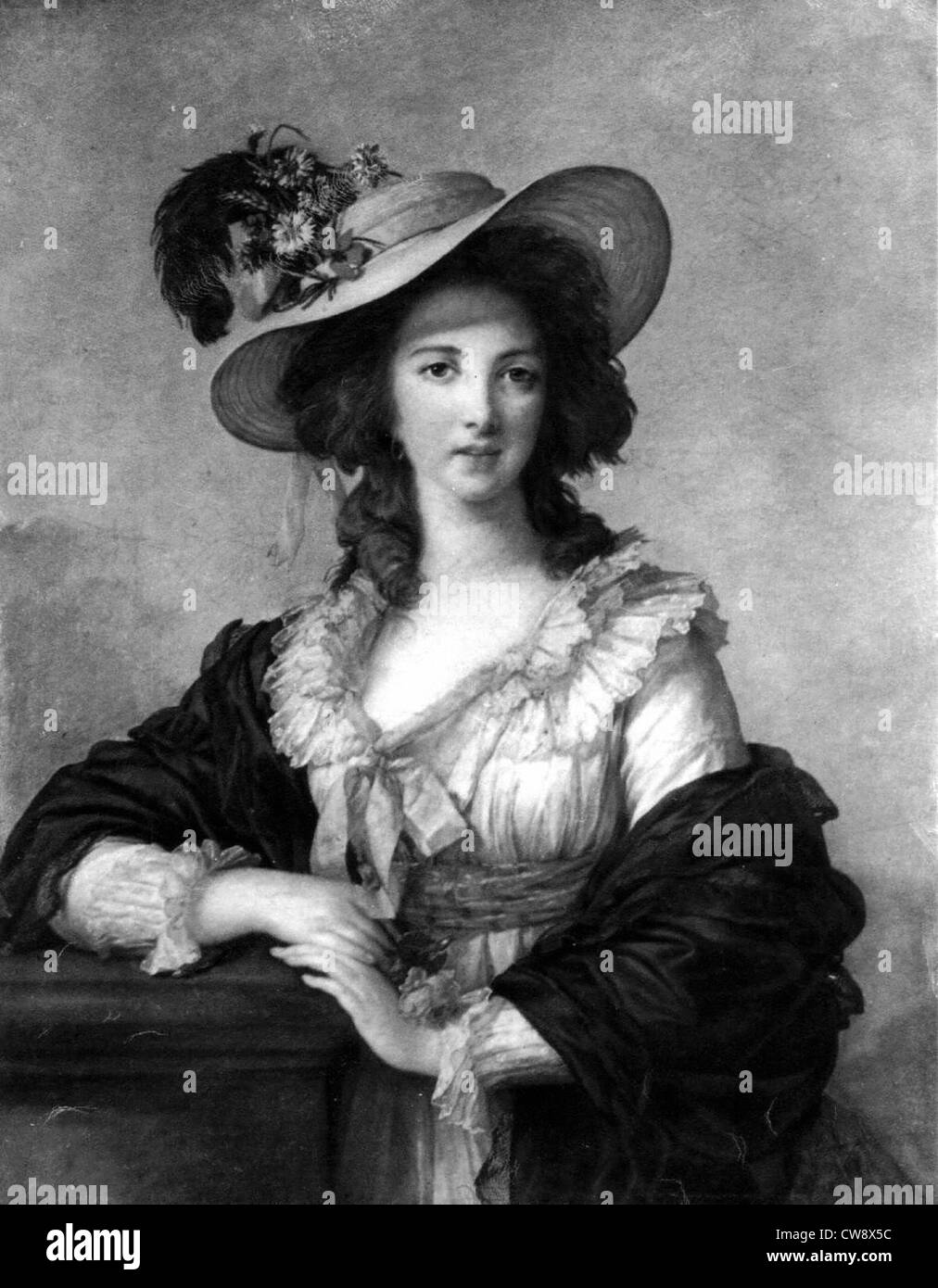 Yolande Martine Gabrielle de Polastron Duchess Polignac Stock Photo Alamy