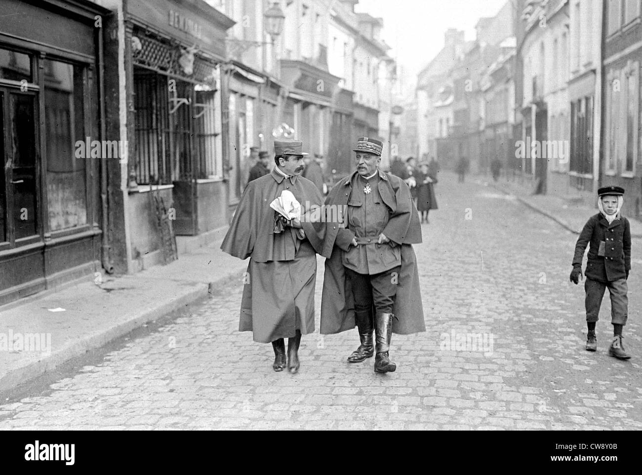 General Maud'huy and Capitain Marty Stock Photo