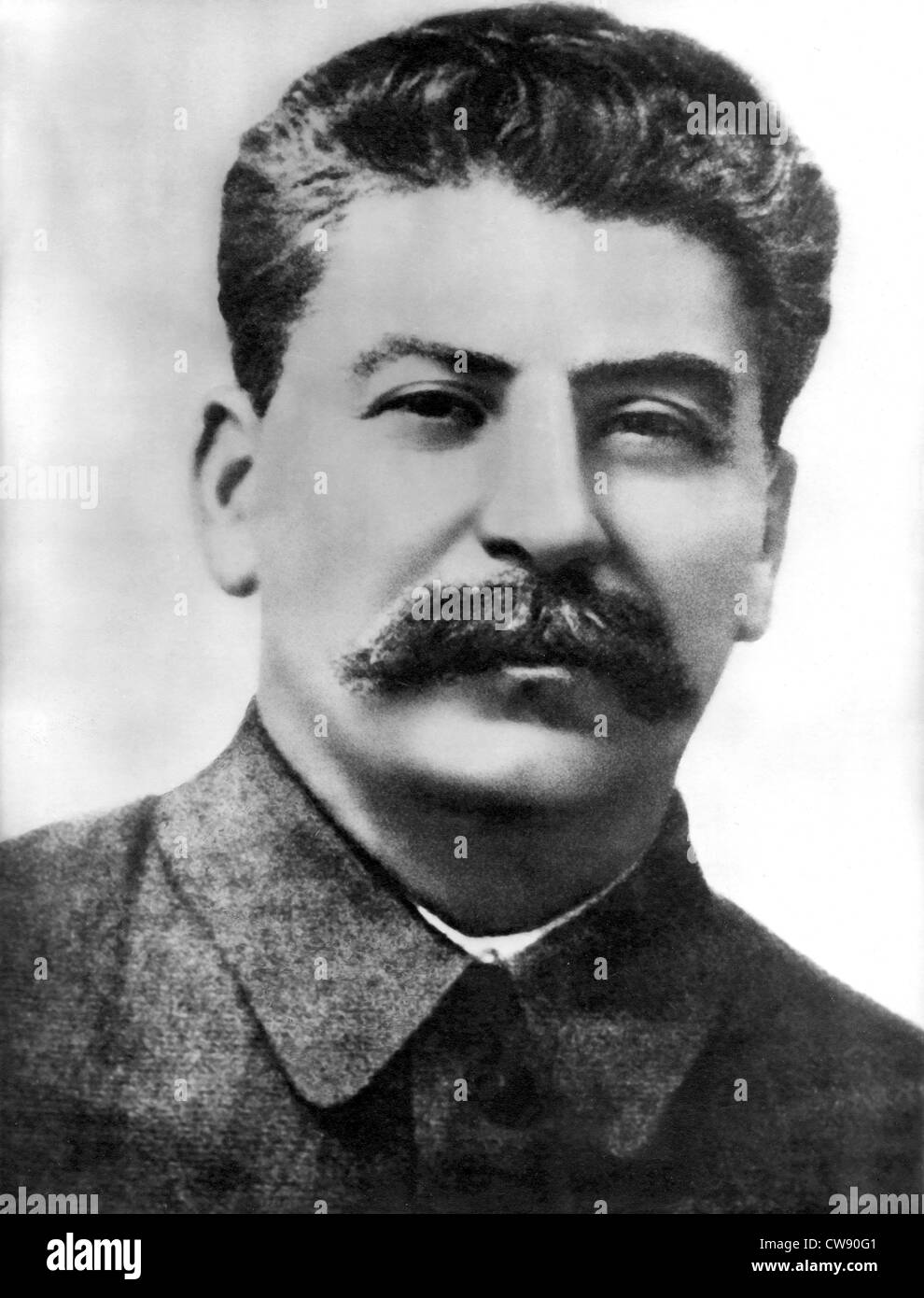 Portrait of Soviet marshal Stalin Stock Photo
