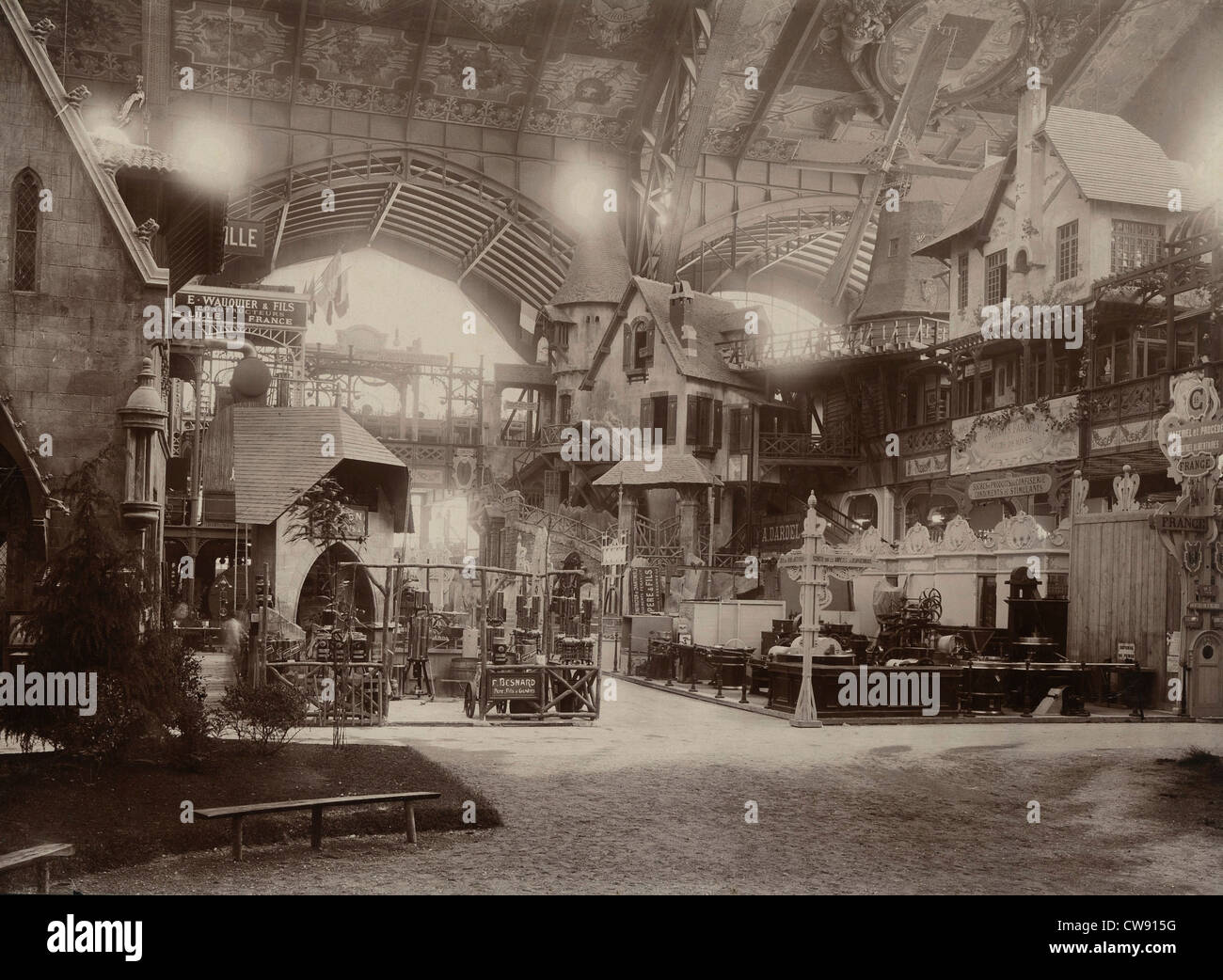 Paris. 1900 World Exhibition. Farming section. Stock Photo