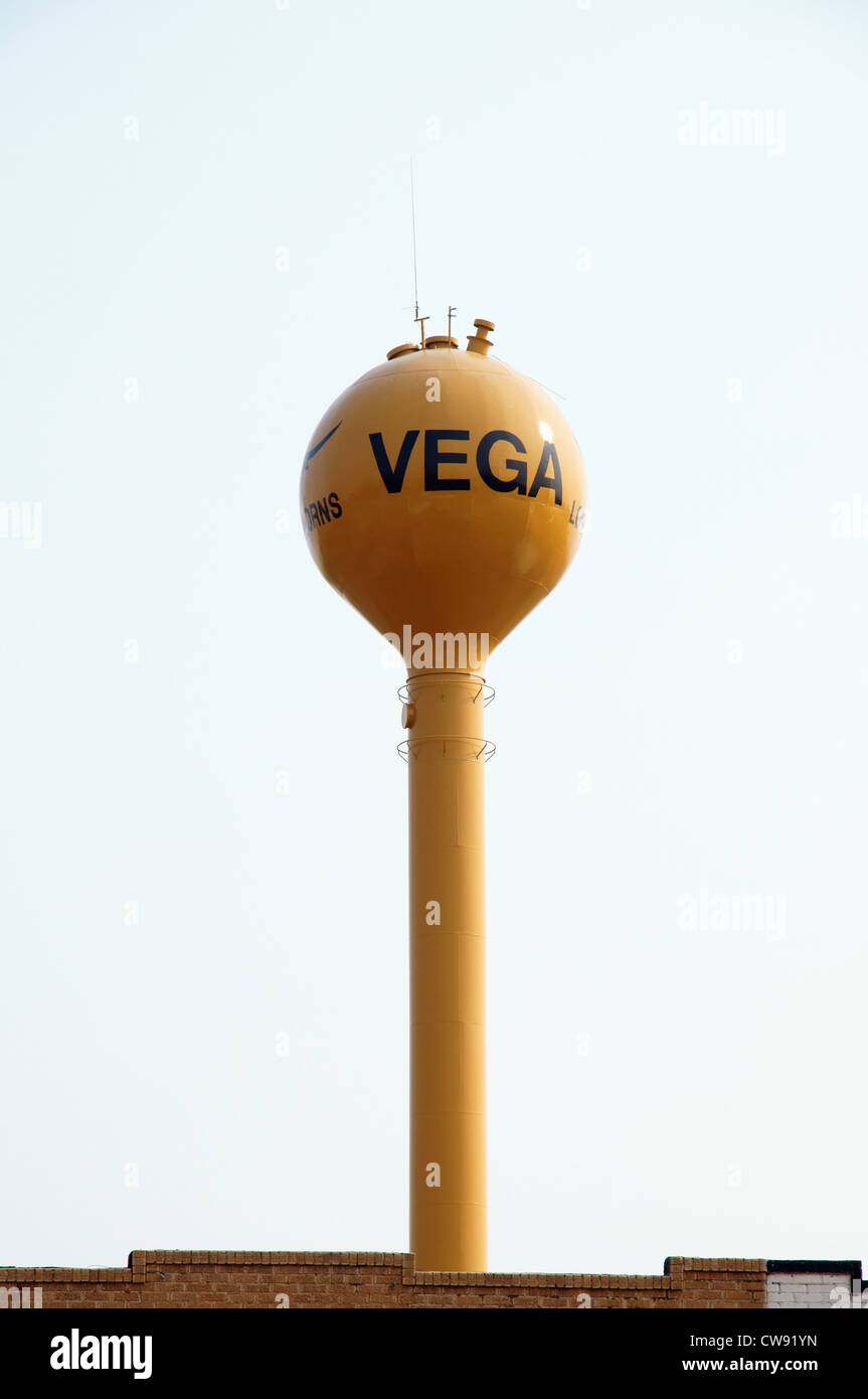 water tower historic route 66 vega texas tx archival authentic