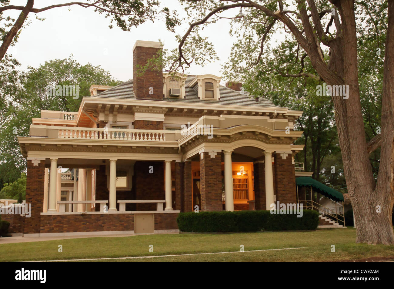 harrington house 1600 polk amarillo texas tx historic route 66 attraction  archival authentic commemorated Stock Photo - Alamy