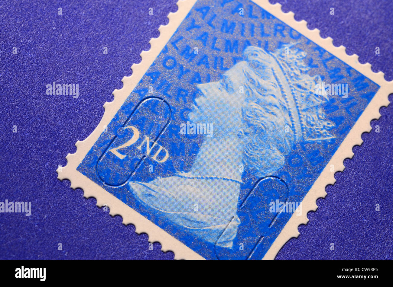 Used 2nd class stamp hires stock photography and images Alamy
