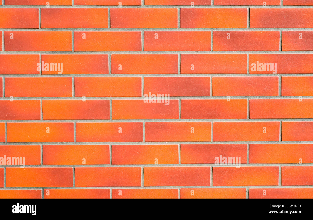 Red brickwall background Stock Photo
