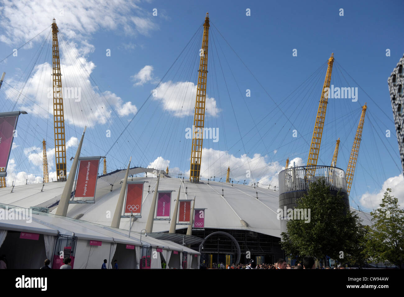 The North Greenwich Arena London Stock Photo