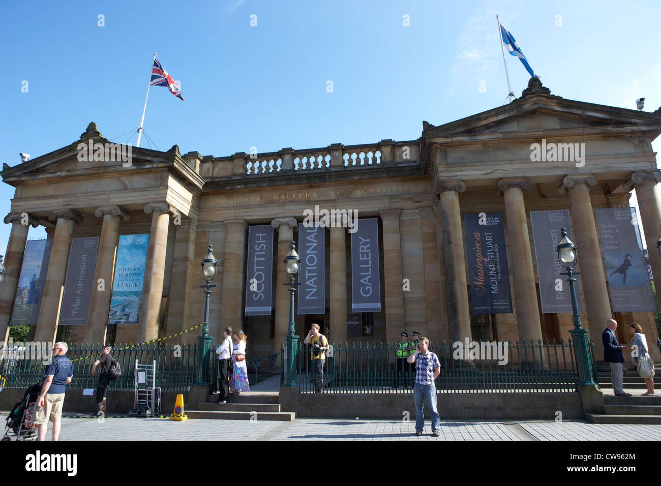 national gallery of scotland scottish national gallery edinburgh scotland uk united kingdom Stock Photo
