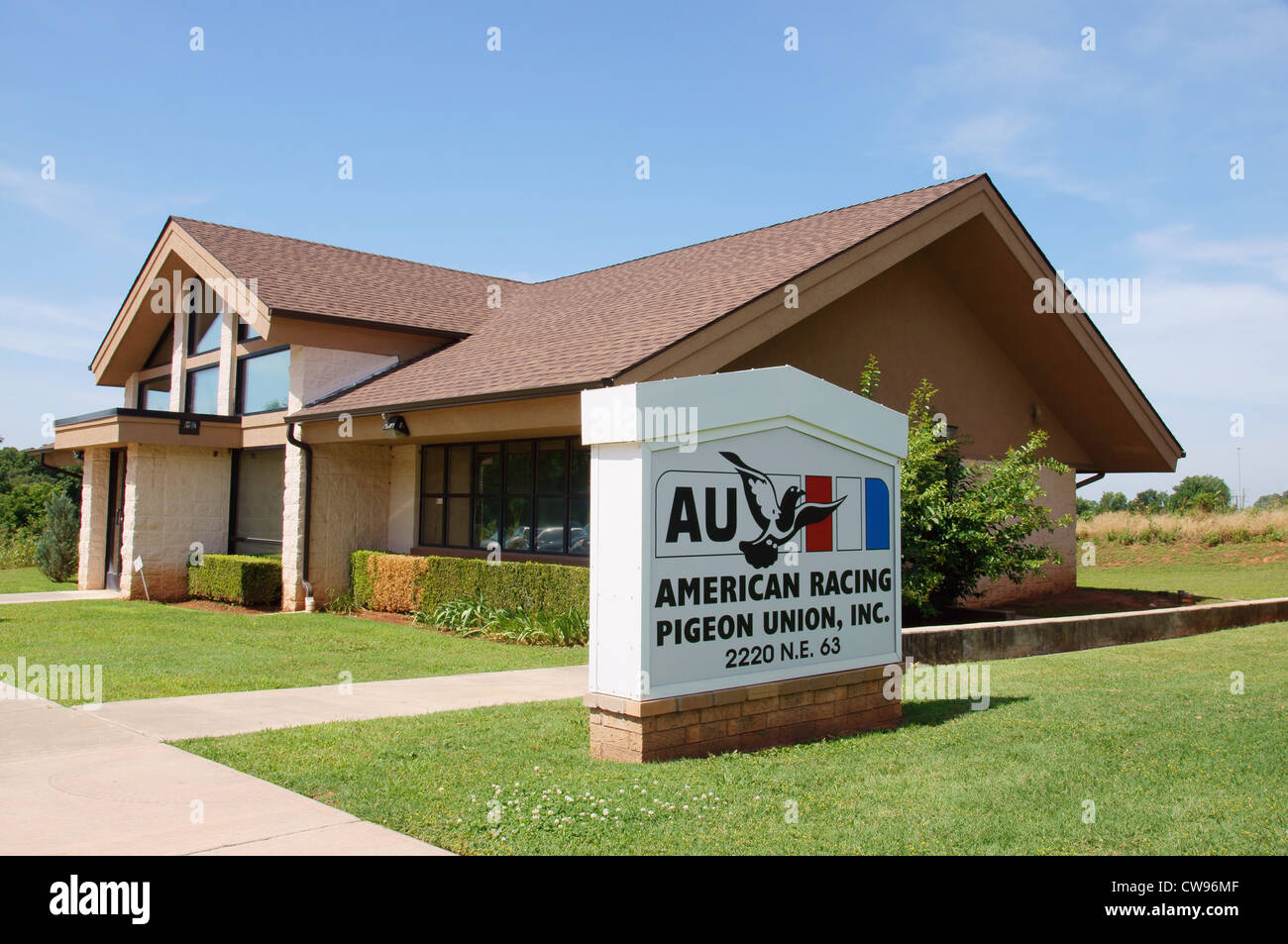 american pigeon racing union world wings center sign museum oklahoma