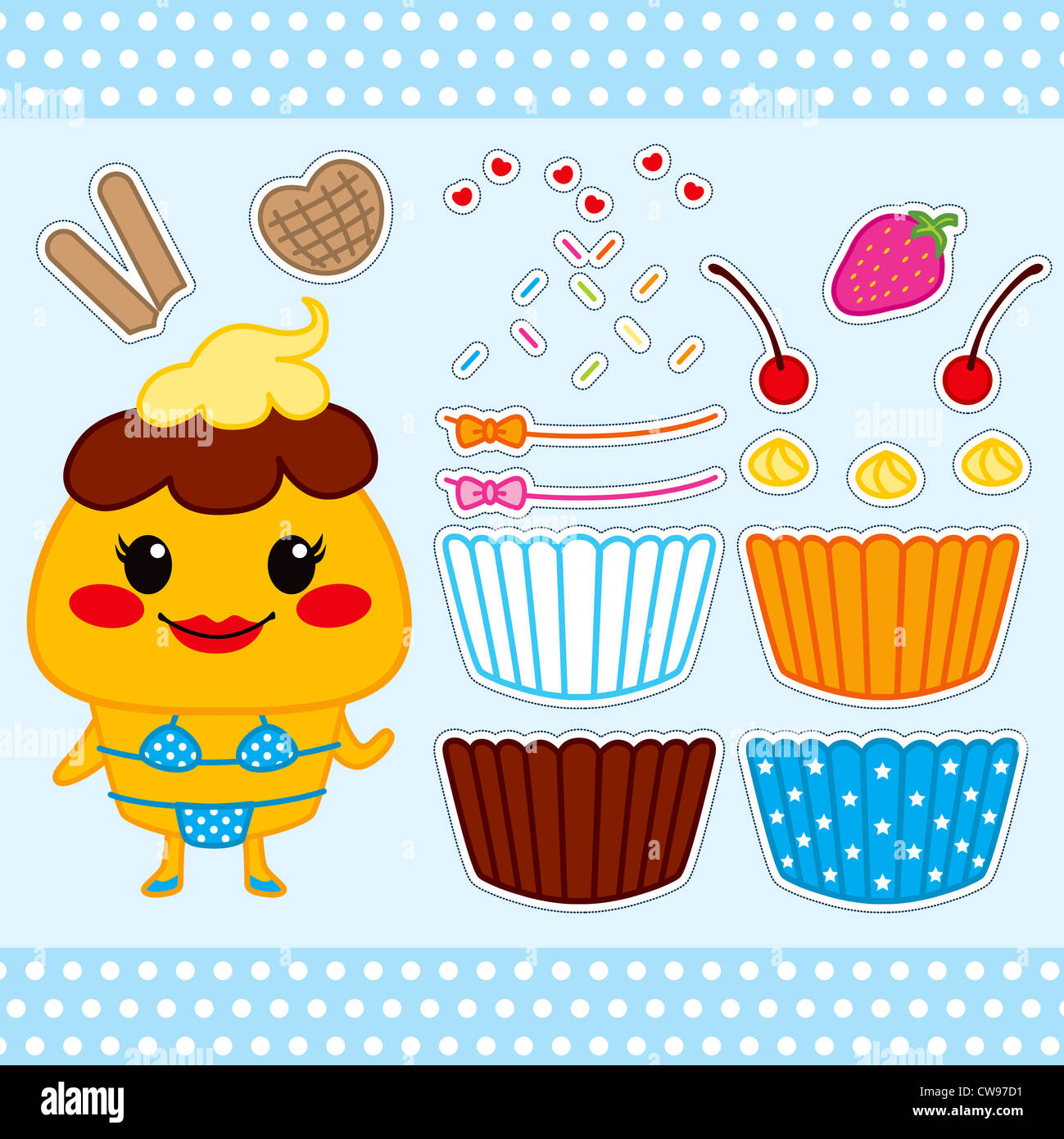cupcake doll set