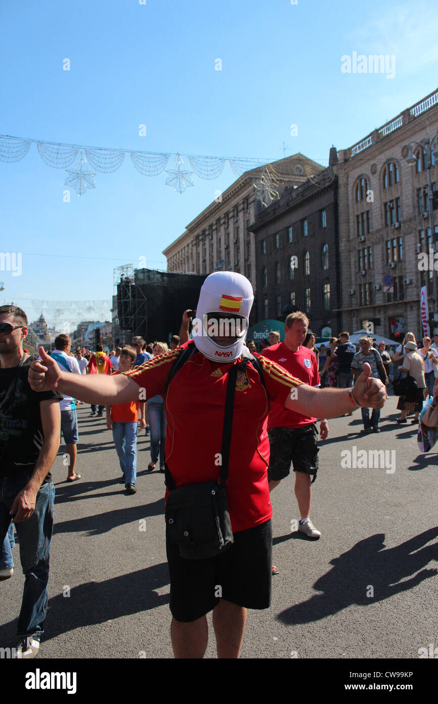 Final. Kiev, Ukraine, European Football Championship 2012 Stock Photo