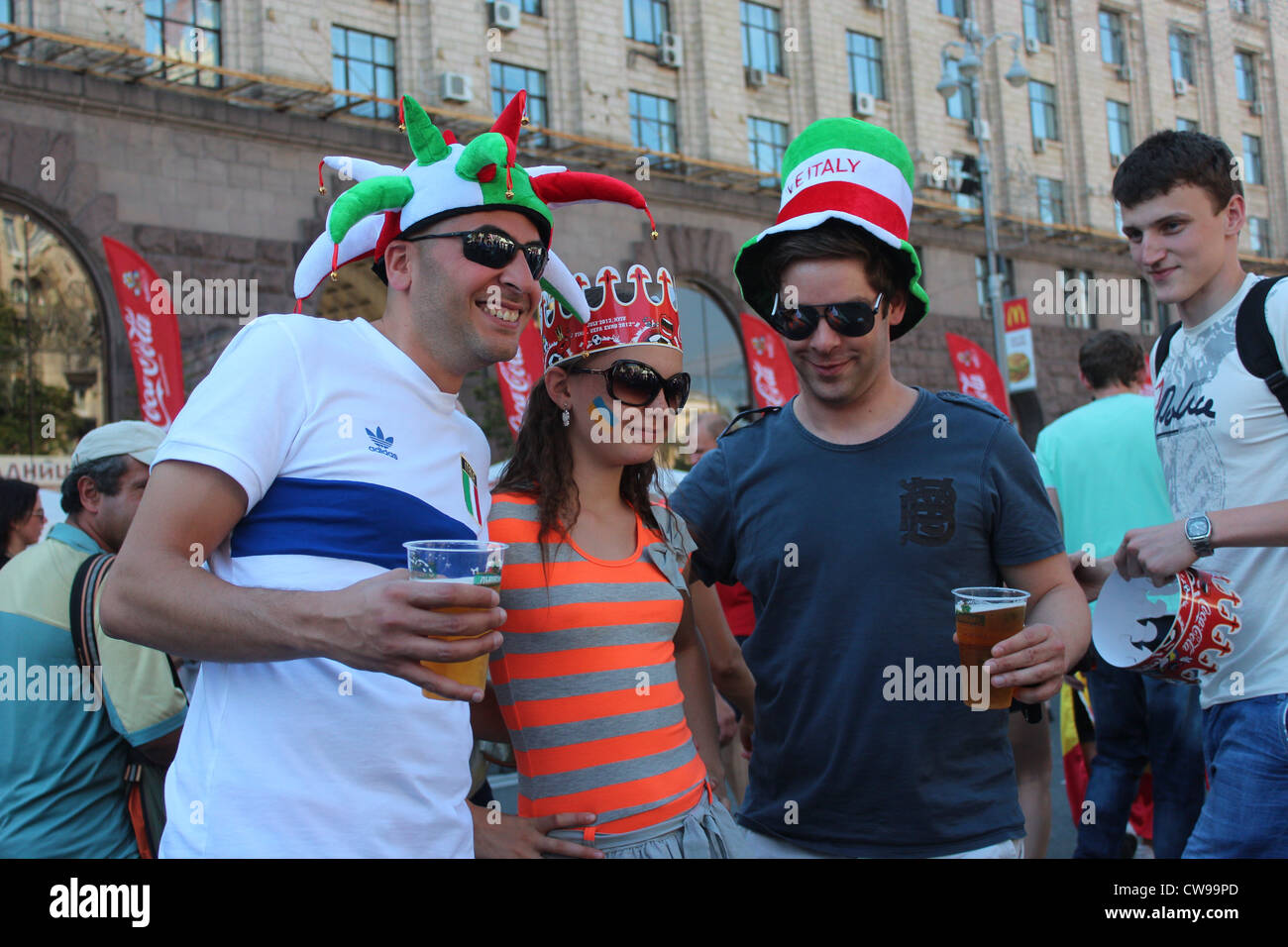 Final. Kiev, Ukraine, European Football Championship 2012 Stock Photo