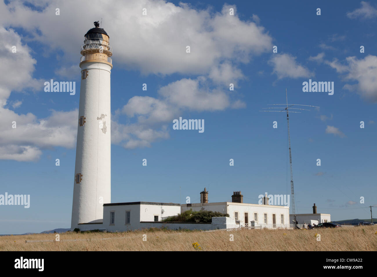 Barn's Ness lighthouse, near Dunbar, Lothian, Scotland Stock Photo