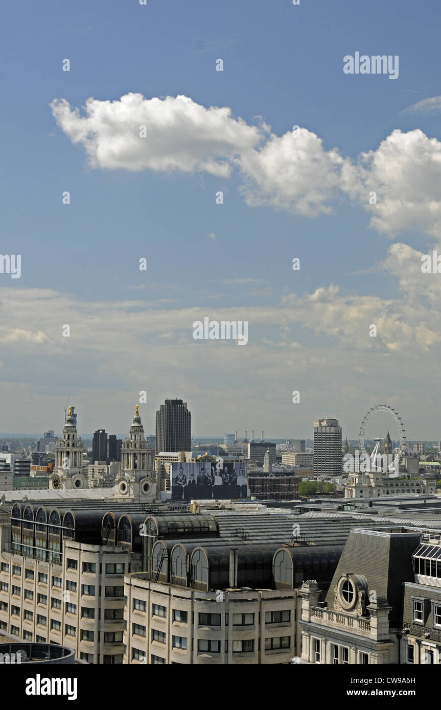 Skyline of London London England Stock Photo