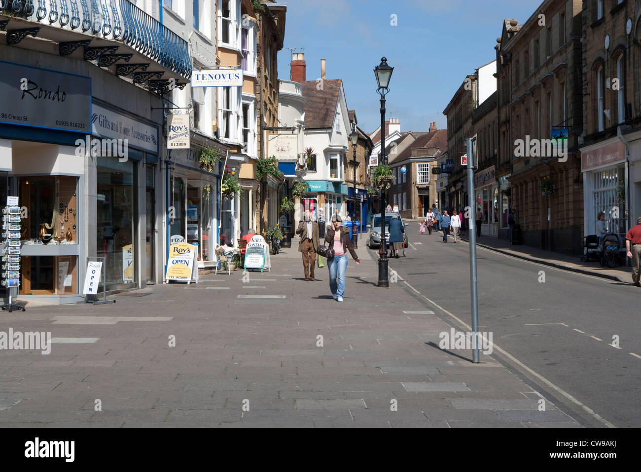 Sherborne: High Street Stock Photo - Alamy