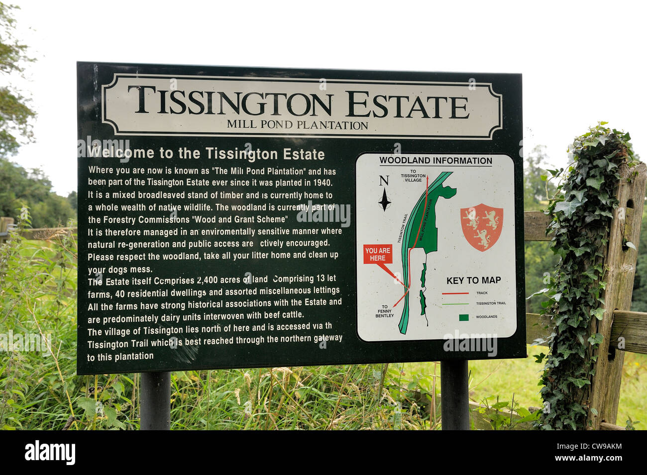 Tissington estate derbyshire peak district england uk Stock Photo Alamy