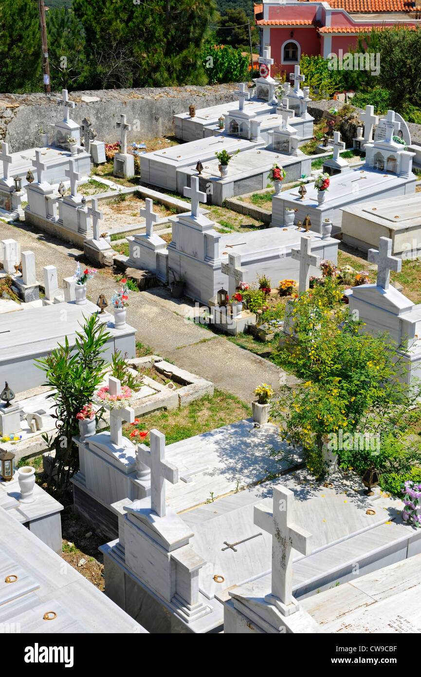 Church Cemetery Zakynthos Greece Ionian Sea Mediterranean Island Stock Photo