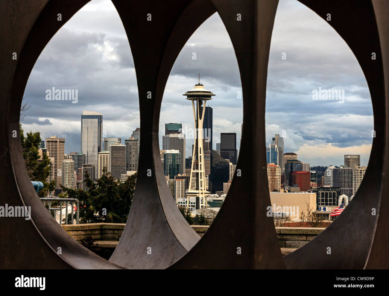Kerry park queen anne hill seattle hi-res stock photography and images ...