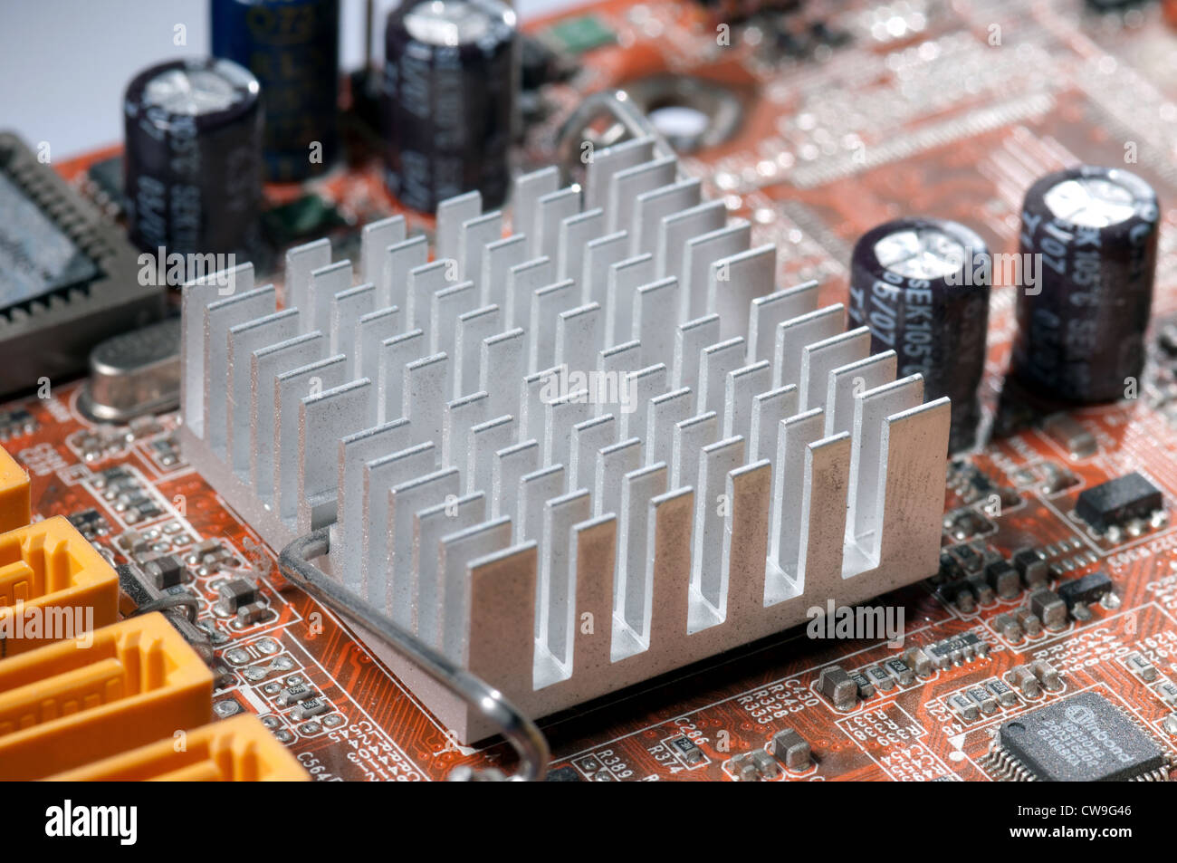 matrix with various computer parts Stock Photo - Alamy