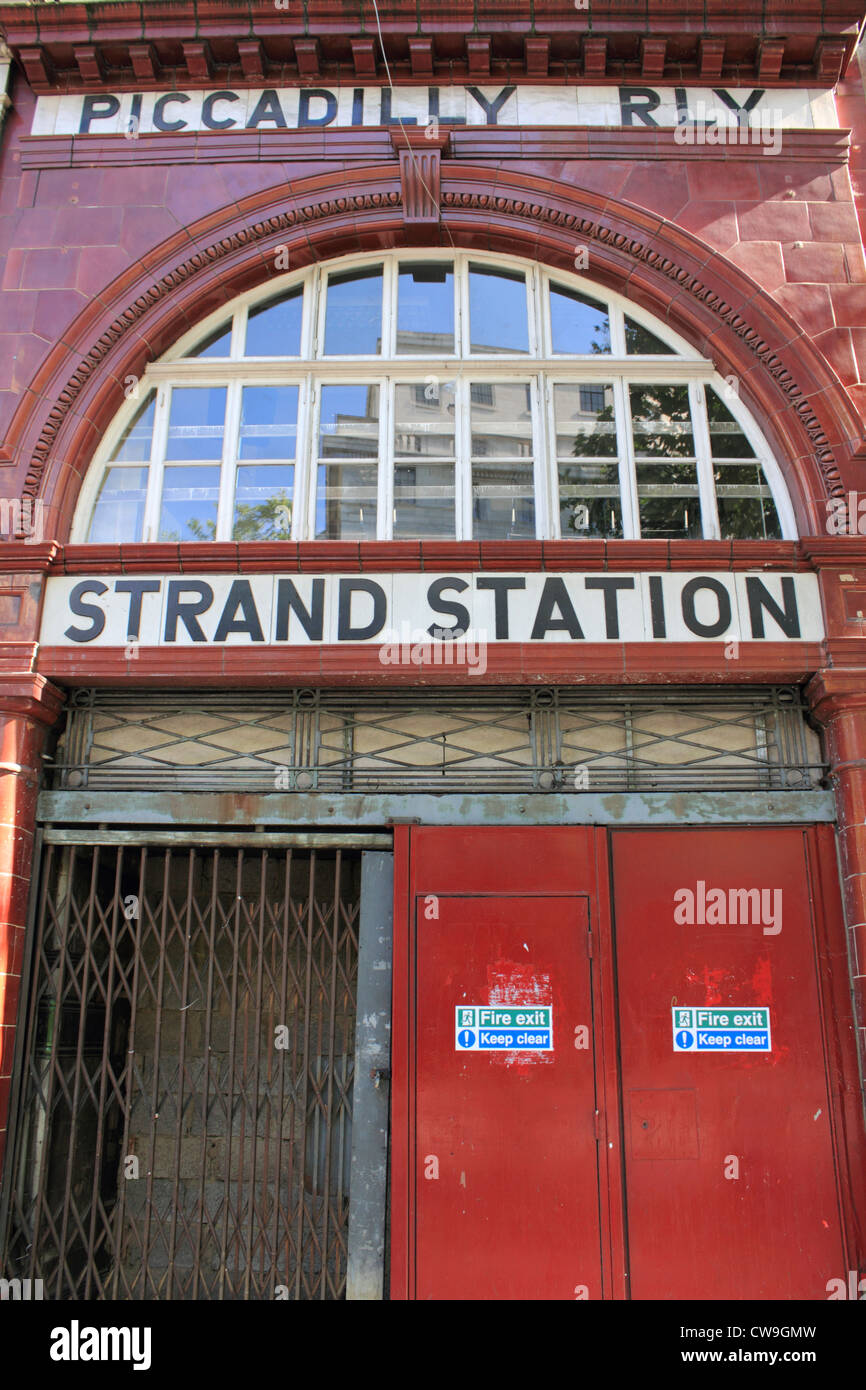Abandoned underground london strand hi-res stock photography and images ...