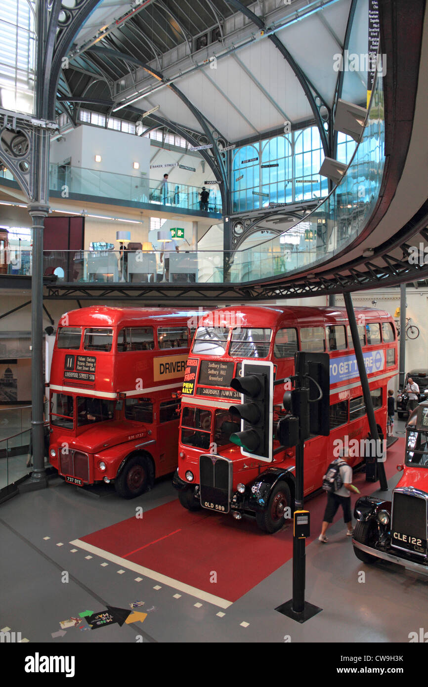 The London Transport Museum Covent Garden London England UK Stock Photo