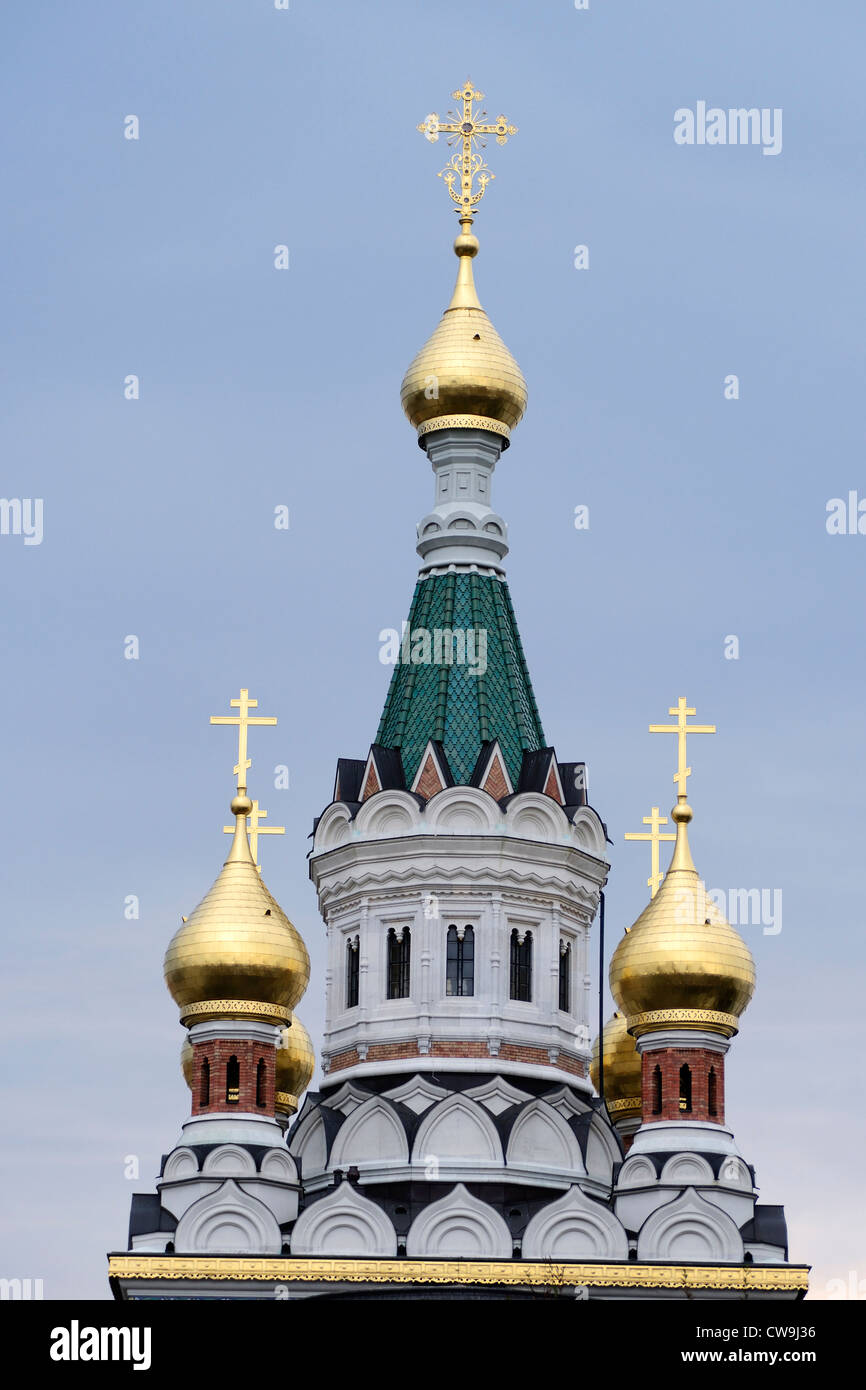 Russian Orthodox Church, Vienna Stock Photo