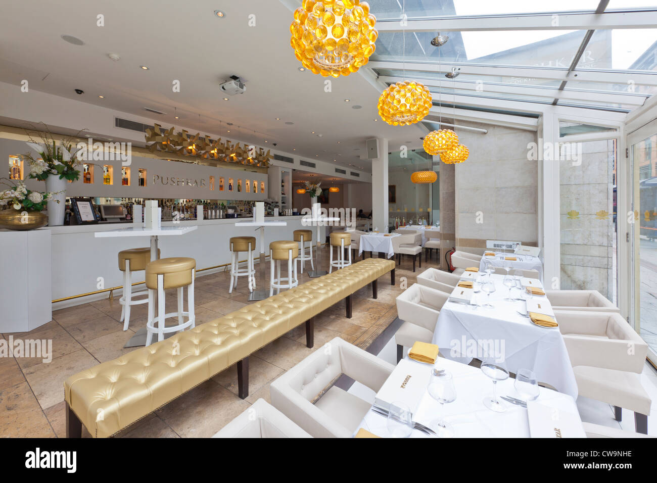 Pushkar Indian Restaurant on Broad Street, Birmingham, West Midlands