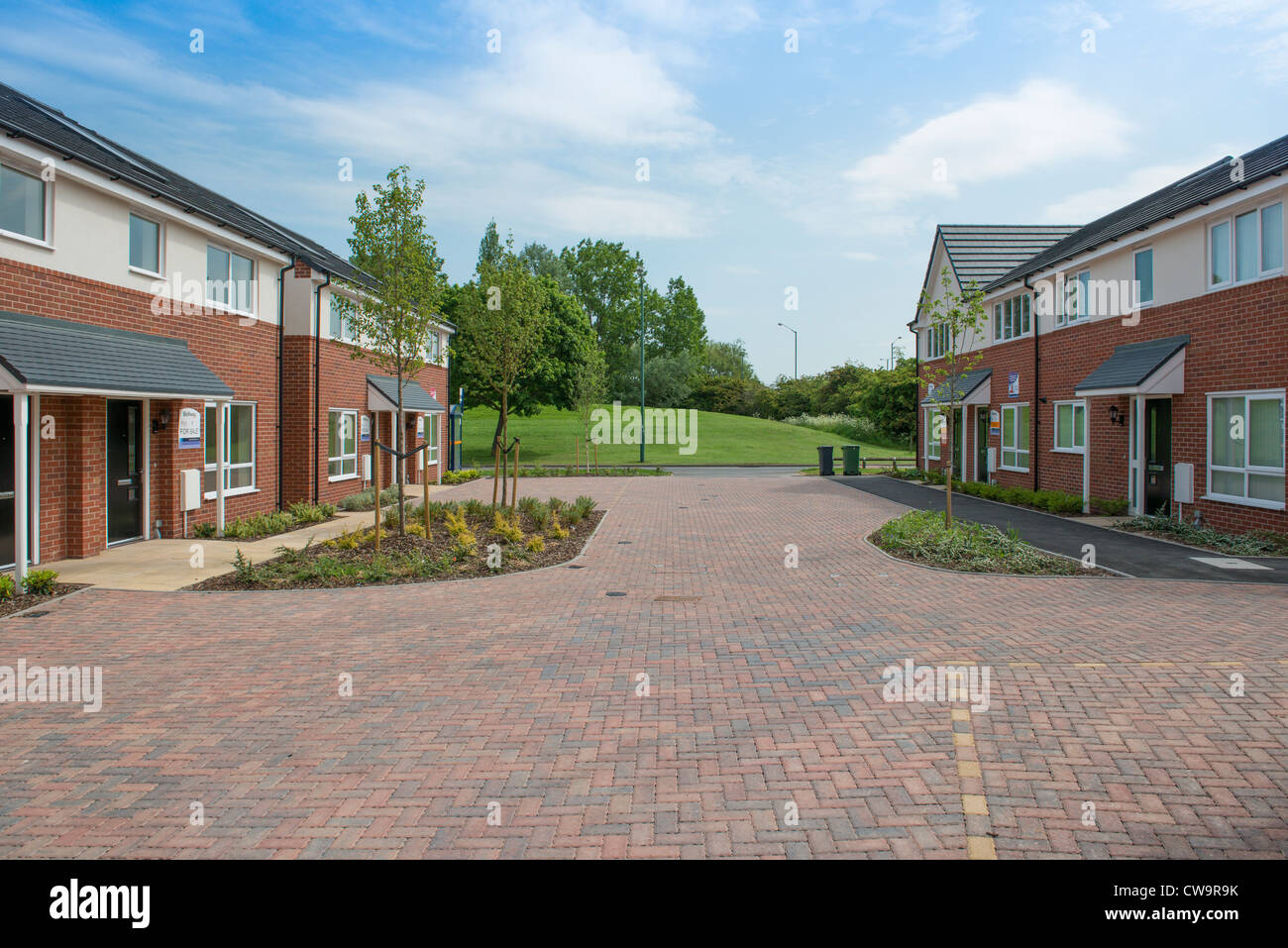 Housing in North Solihull Stock Photo Alamy