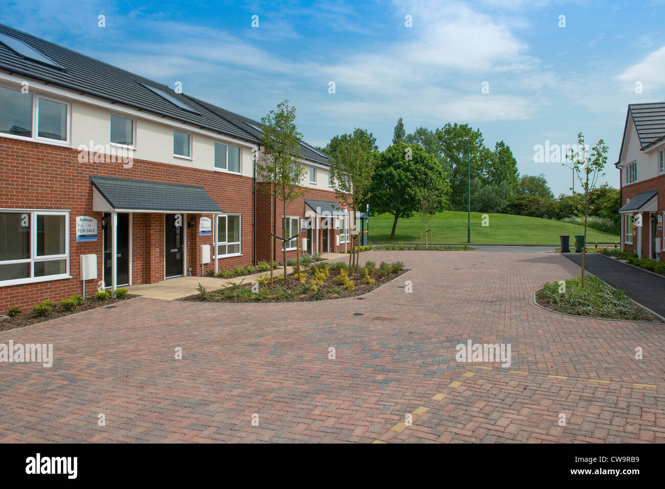Housing in North Solihull Stock Photo Alamy